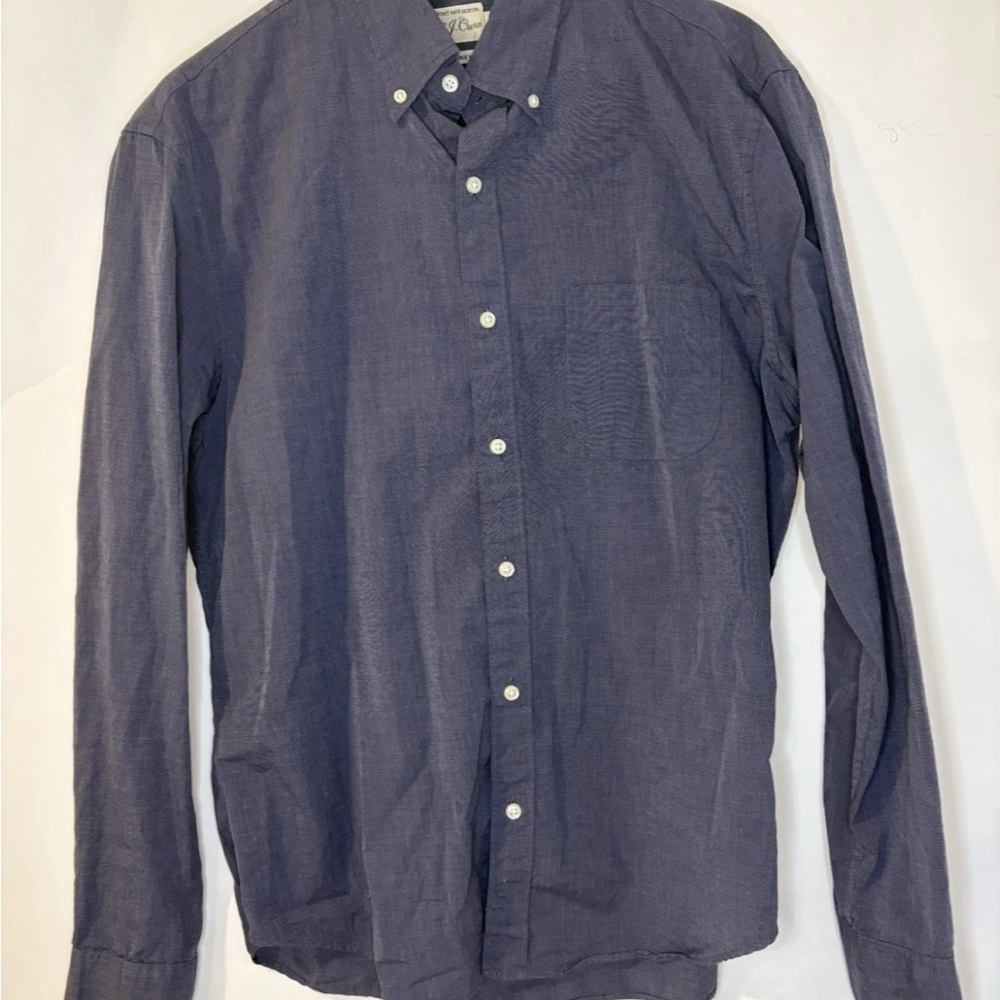 J. Crew Casual Navy Button-Down Shirt